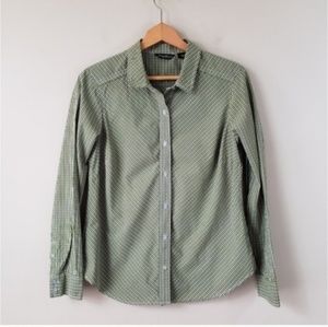 Eddie Bauer green plaid shirt
